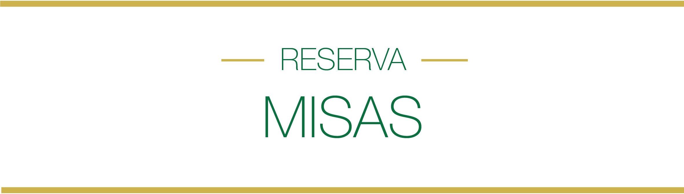 reserva misas